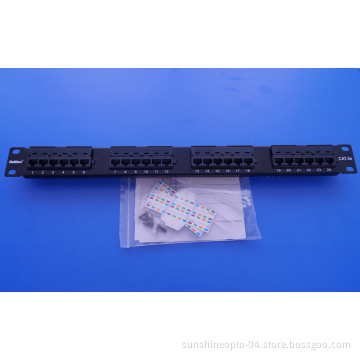 Cat5e UTP Patch Panel 24 Ports